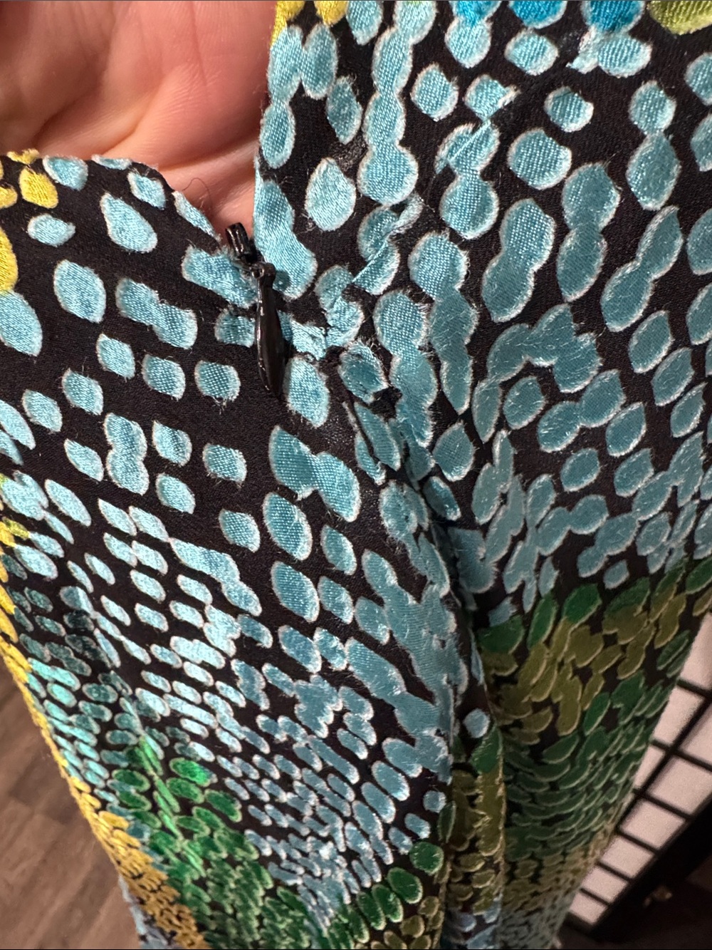 SALONI size 12 Fleur Dot Print Dress Rent the Runway - Picture 12 of 17